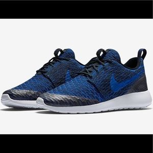 Nike Flyknit Roshe Run One “Royal” Shoes